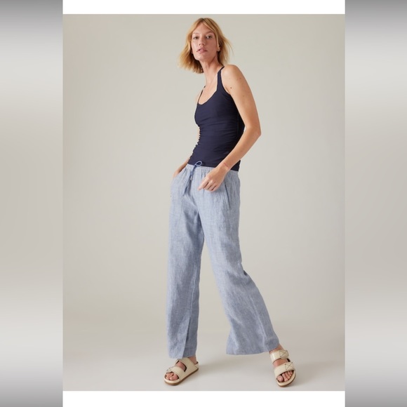 💙 Athleta Square Neck Bra Cup Tankini // Dress Blue - Picture 3 of 14